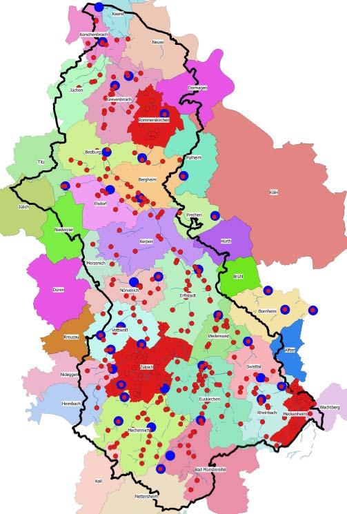 Erftverband 39 Kläranlagen 339 Regenbecken 660 km