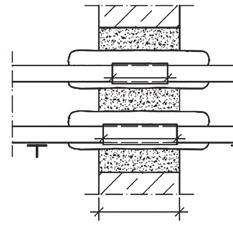 Nachinstallationsvorbereitung Für spätere Nachbelegungen von Kabeln können Nachinstallationskeile, die zu Einheiten mit Abmessungen von maximal 20 cm x 15 cm zusammengefasst sein dürfen, eingesetzt