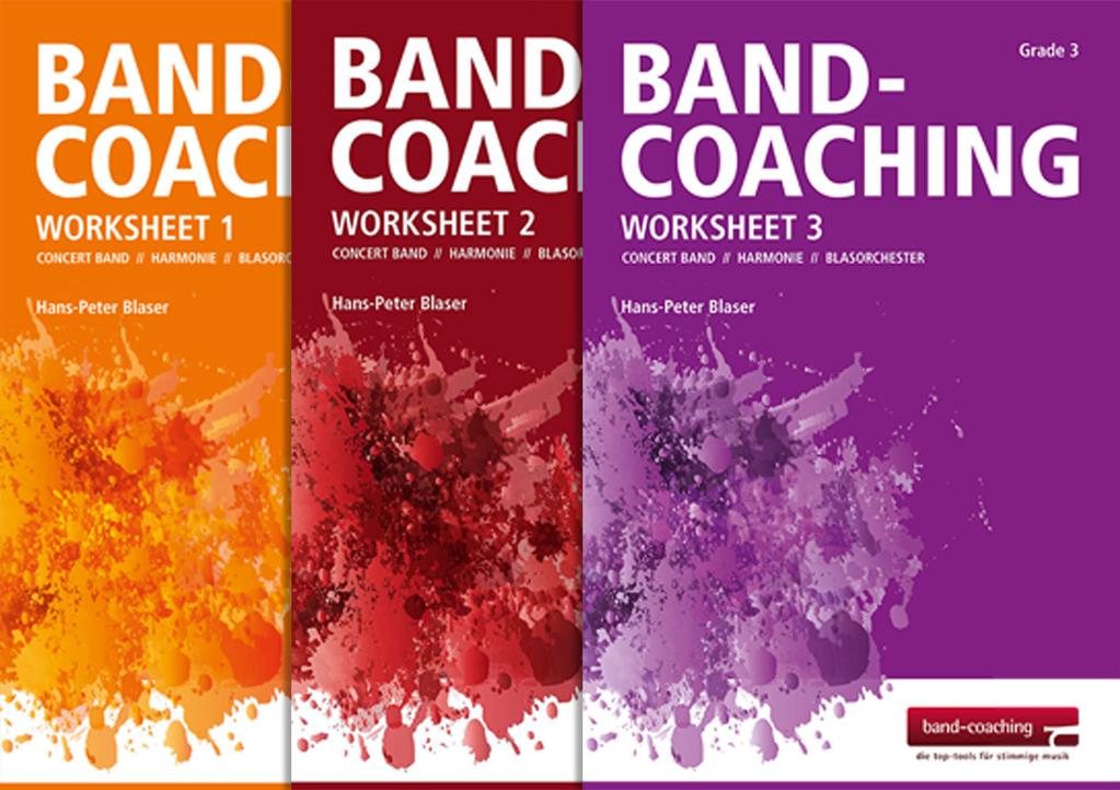 Band Coaching Worksheets Die Band Coaching Worksheets (Arbeitsblätter) eignen sich sehr gut für den Einstieg ins Band Coaching. Sie können aber auch als Ergänzung zu den Bänden 1-3 erorben erden.