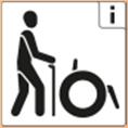 unter 120 cm x 120 cm, kein WC für Menschen mit Behinderung vorhan