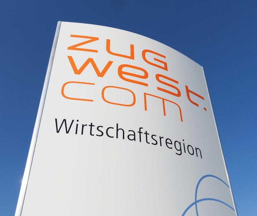 ZUGWEST die stärkste regionale Netzwerkplattform Im Verein Wirtschaftsregion ZUGWEST konzentrieren die Gemeinden Cham, Hünenberg und Risch ihre Kräfte und nutzen effizient Synergien für eine