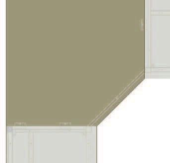 CAD-Eckplatten CAD-Eckplatte 90 quadratisch inkl.