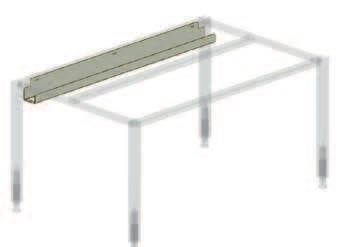 Ausführung wie Tischgestell für Tischplattentiefe 1000 für Tischplattentiefe 900 für Tischplattentiefe 800 950 850 750 E4-8R E4-8S E4-8T PC-Halter zur