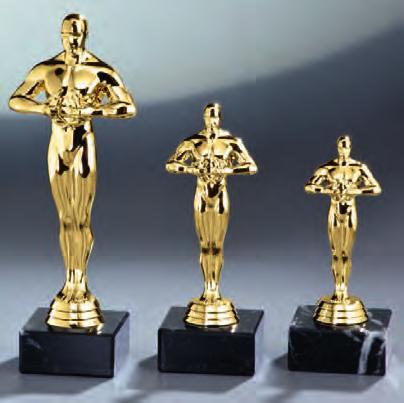 These figures are designed to eliminate any confusion with the renowned Oscar.