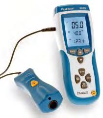 Digital Thermometer, IR Thermometer Übersicht: Artikelnummer: Bezeichnung/Daten: Temperaturbereich: Abbildung: KSI-IR-4980 Dual-Laser-Pointer IR- Thermometer Nummer: 4980-50 C - +800 C KSI-IR-5045