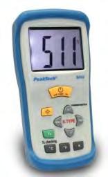 Professional Dual Typ-K-/ IR Thermometer, 3 3/4-stellig Nummer: 5045 Das 2-kanalige Thermometer mit Typ- K-Eingang und zusätzlichem externem IR-Sensor in modernster Technologie und Design,