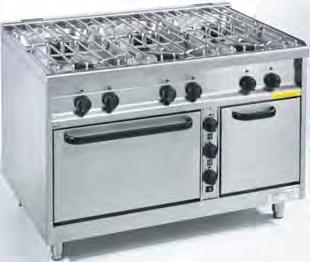 zuschaltbar E 17,1 / 400 V 8.400, 7.304, 1 Gasbackofen mit Umluft kw 57 kw -GGHW-8 8 1600 8.481, 7.