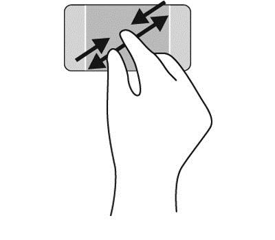 Klicken mit zwei Fingern Beim Klicken mit zwei Fingern können Sie für ein Objekt auf dem Bildschirm Menüoptionen auswählen.