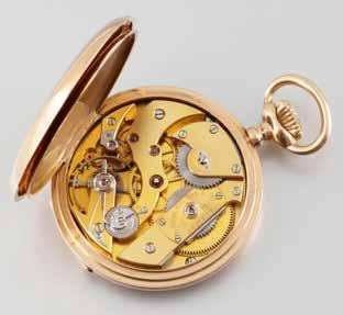 213337, Repetition a Quarts Chronographe QuantiemeEchappement Ancre 22 Rubis, Balancier Compensateur Spiralage Breguet; 2 Chatons«. D. 6 cm. Gew.: 128,8 g. Funktionsfähig.