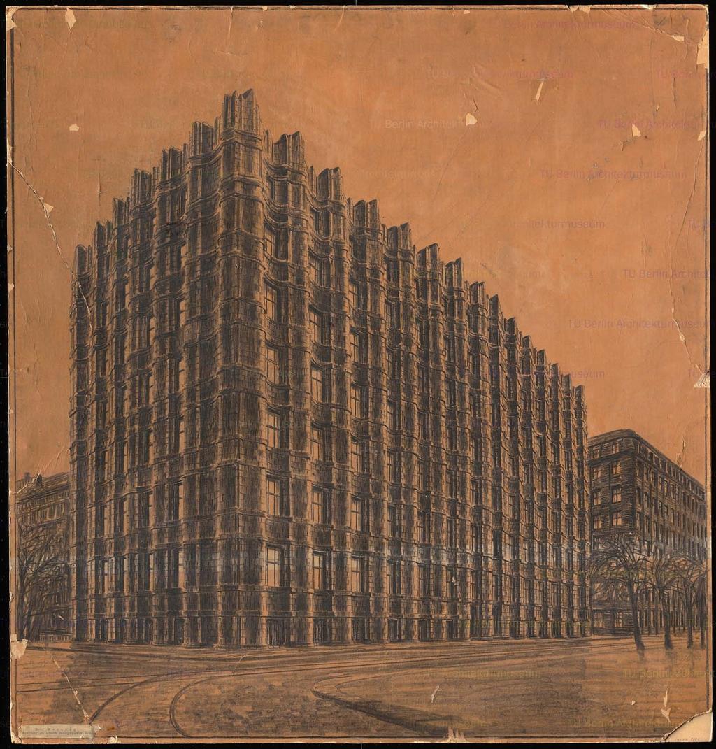 Bankgebäude, Dresden, Hans Poelzig, 1918-21