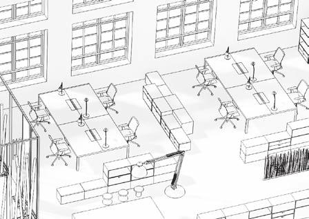 DotBox is designed to furnish individual work stations, open plan offices, teamwork offices, executive offices, areas for informal