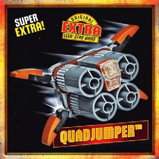 Extra: Original LEGO STAR WARS Quadjumper Neben LEGO NINJAGO EVT: Sa., 12.05.