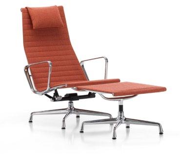 EA 124, EA 125 Charles & Ray Eames, 1958 EA 124, EA 125 Die Stühle der Aluminium Group sind die bekanntesten Entwürfe on Charles und Ray Eames.