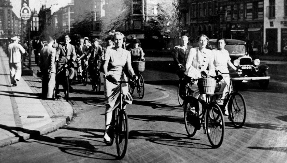 Das dänische Radweg-konzept Foto: Københavns Bymuseum Konzept im Jahr 1938 beschrieben.