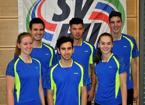 Mannschaft Die dritte Mannschaft der SV Henstedt- Ulzburg Badminton Abteilung spielt auch in der Saison 2018/19 wieder in der Hobbyrunde des