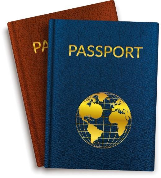 Halten Sie Ihren Ausweis/Pass