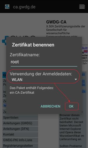 01.09.2018 19:45 11/18 Deutsche Telekom Root CA2 geladen und installiert zu haben.