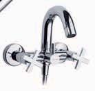 bath and shower mixer - with shower kit.