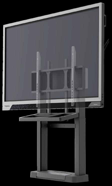 Datenblatt: Wandlift Stellen Sie sicher, dass der Touchscreen jederzeit mit einem Liftsystem auf der richtigen Höhe, an der Wand, befestigt ist. PW.1.21002.