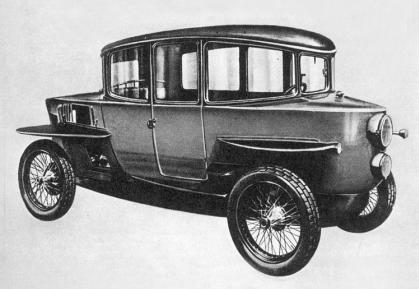 Tropfenwagen -> 1919 entstand der Rumpler Tropfenwagen Windkanalversuche unter Ludwig Prandl