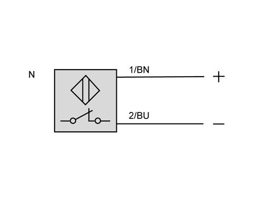 Zusatzoptionen Membranventil MV 308 Endschaltereinheit Technische Daten Schaltbild Mikroschalter VCSP Schalter Typ VCSP»A«R B Typ Betriebsspannung 5 50 V AC R B W W»B«Maximaler Strom 0 A (50 V AC); 3