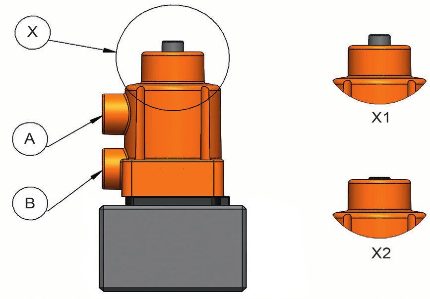 Membranventil MV 308 Technische Daten Antrieb Typ MV308-NC- MV308-NO- MV308-DA- Funktion NC NO DA Steuervolumen (Öffnen)(Liter) 0,0 0,0 Steuervolumen (Schließen)(Liter) 0,0 0,0 Steuerdruckanschluss