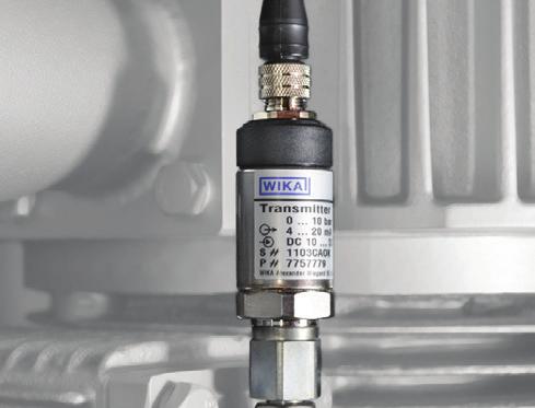 Siehe Annex Abschnitt T14 Enddrucksensor ÜBERWACHUNG ÖLDRUCK Die Überwachung des Öldruckes erfolgt mittels Drucksensor (4 bis 20 ma). Der Öldruckwert wird in der Kompressorsteuerung angezeigt.