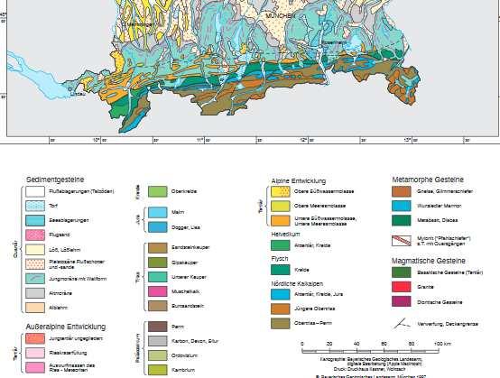 Geologische Übersichtskarte von