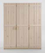 : 800-30 Kleiderschrank 3-türig B/H/T: 151 x 191 x 61 cm, inkl.