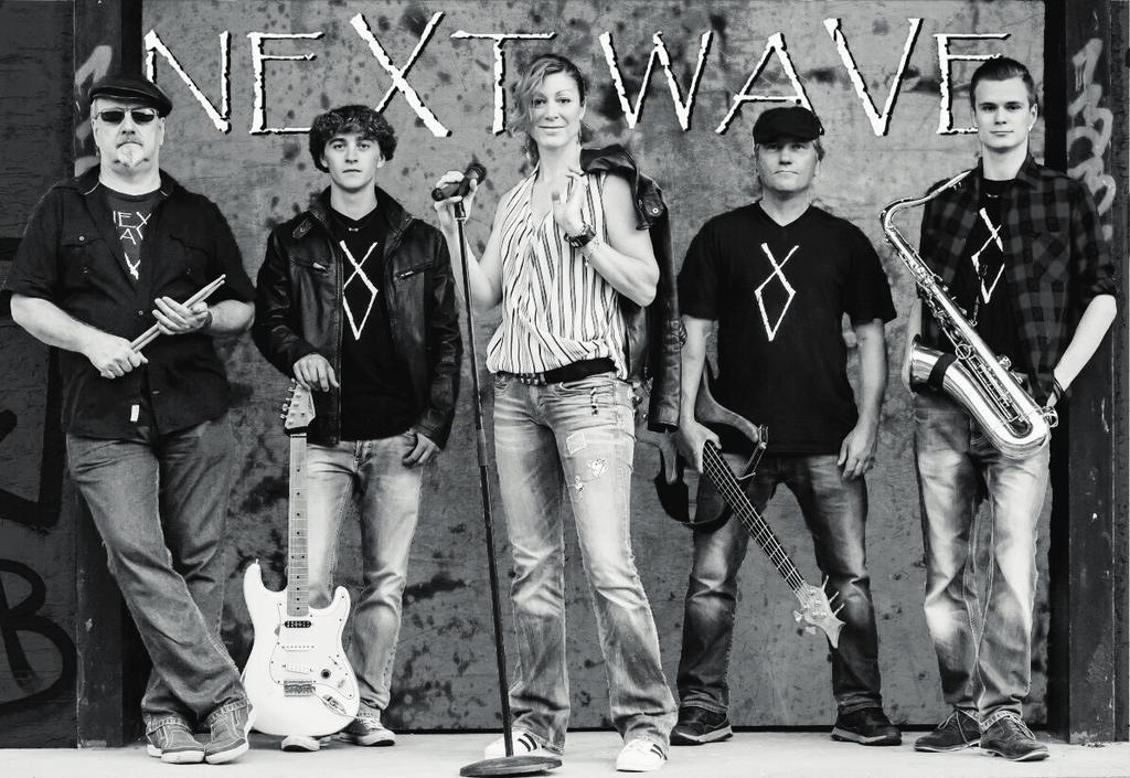 le bistro - next wave (energetishe pop &rock Musik) Next Wave - Synonym für Rock- und Popmusik, energetisch und Virtuos von der Band auf der Bühne gefeiert.