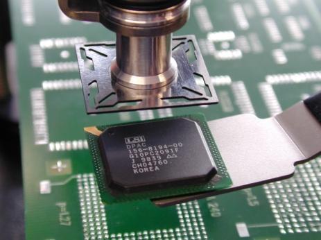 mount devices to PCB sites.