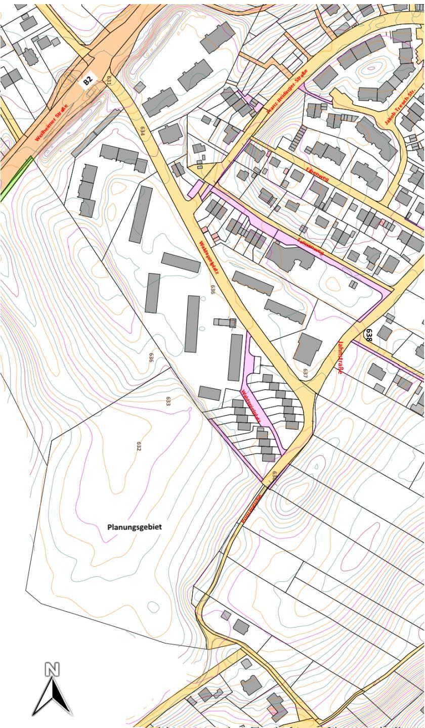 Exposé zum Einheimischen Modell Am Wiesengrund in der Stadt Starnberg Im Baugebiet Am Wiesengrund werden Grundstücksparzellen zur Errichtung von Reihenhäusern und Mehrfamilienhäusern auf städtischem