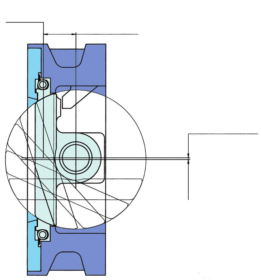 TECHNISCHE MERKMALE Nennweiten: DN 50 - DN 1200 Metallisch bis DN 800 max.