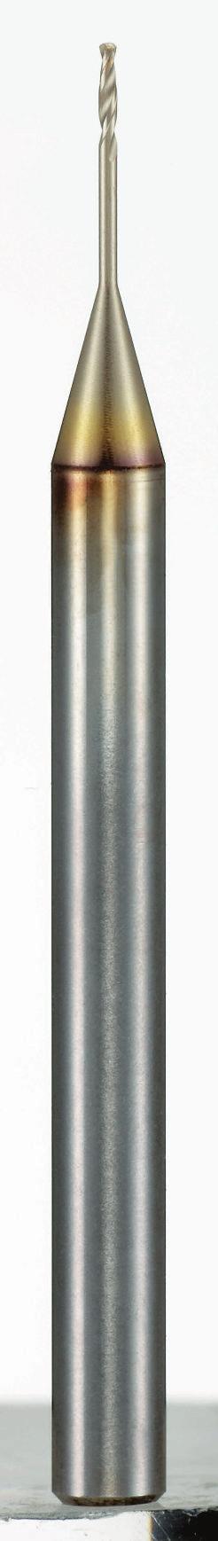 Von 2,0 bis 2,0 mm in 1 Größen ab Lager lieferbar. TiCN MicroMehrschichtBeschichtung Hochwertiger pulvermetallurgischer Schneidstoff als Grundmaterial Bohrleistung von SG-ESS Mikro-Bohrern C Ø SUS0(1.