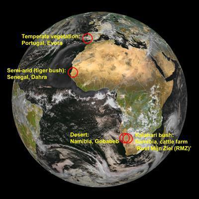 Nutzung re-kalibrierter Meteosat Strahldichten im CM SAF Abbildung: Anke Duguay-Tetzlaff, Meteo-Swiss CM SAF Landoberflächentemperatur mittlere Fehleranomalie für zwei