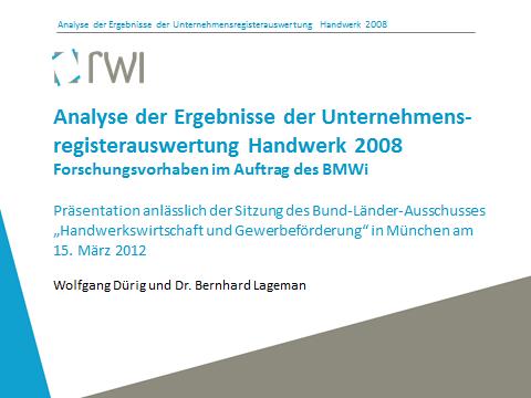 Analyse HWZ 2008 Endbericht V.
