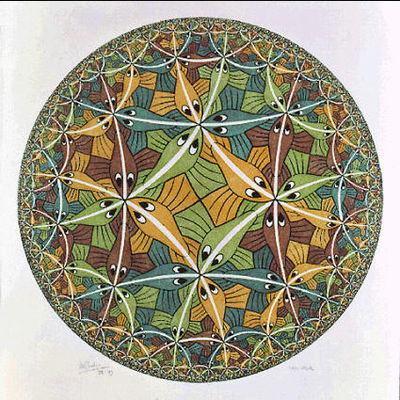 Eschers Kunst Figure : Circle Limit III