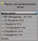 3 Timer-Aufnahmen Mit Hilfe der DVR-Timer können Sie Sendungen in Ihrer Abwesenheit auf ein gestecktes Aufnahmemedium aufzeichnen.