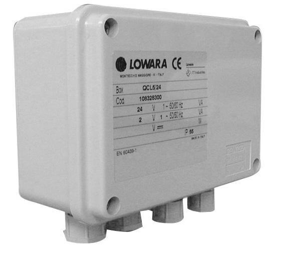 Control box Niveau Überwachung Baureihe QCL5 ANWENDUNGEN Zubehör zur Steuerung elektrisch betriebener Pumpen, passend für Füll oder Entwässerungsanwendungen bzw.