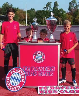 August fand auf unseren FC-Astoria Gelände das Fußballcamp vom FC Bayern KidsClub statt.