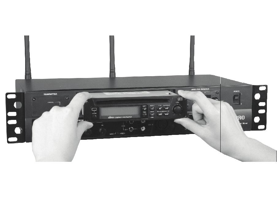 Im Normalbetrieb leuchtet die Audio-Limiter Anzeige 1 nicht. Die Audio-Limiter Anzeige 1 leuchtet auf, wenn das Audiosignal am Eingang des Senders zu hoch ist und damit das Audiosignal verzerrt wird.