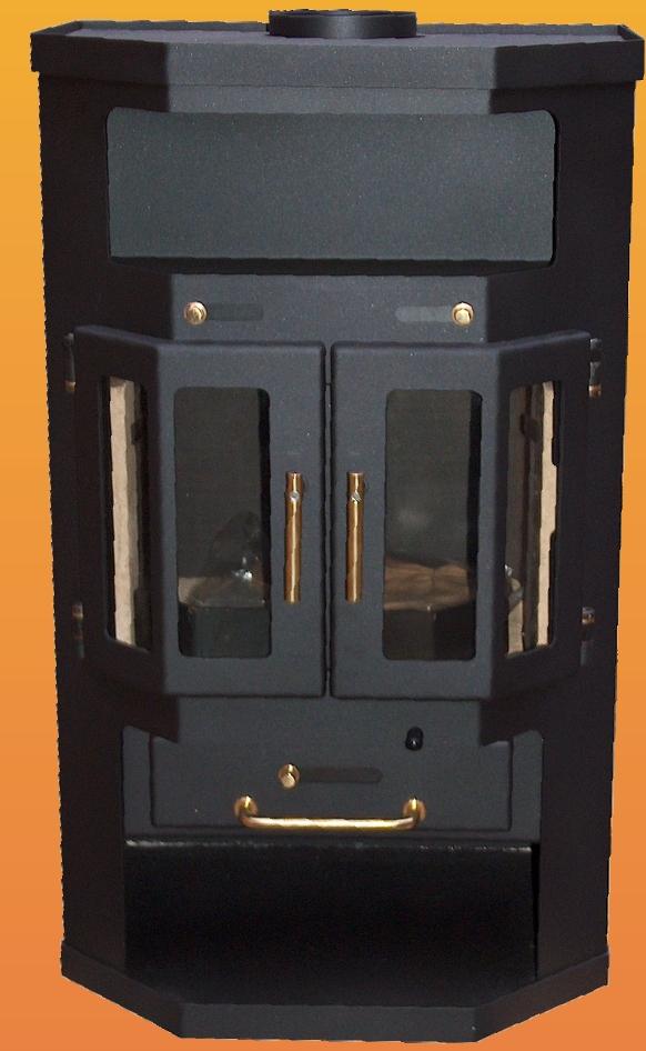 Selbstschließende Türen,Scheibenspülung, Rauchabgasstutzen oben 0 mm,rüttelrost, Glaskeramikscheibe ( 00 C temperaturbeständig),mit