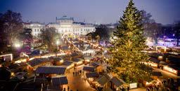 Weihnachtsmärkte Linz & Wien Winterliche Flusslandschaften Weihnachtsmarkt Wien Genießen Sie die besinnliche Vorweihnachtszeit auf der romantischen Donau und besuchen Sie die schönsten