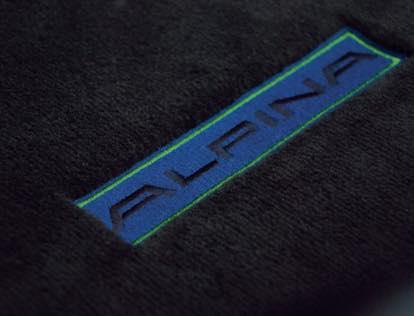 51 43 865 ALPINA LUGGAGE MATS anthracite with ALPINA stitching Coupé up to 2/12 Order No.