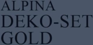 ALPINA DEKO-SET GOLD DEKO-SET GOLD Deko-Set Nr. 1 - für das komplette Fahrzeug und den Frontspoiler Deko-Set Nr. 4 - nur für den Frontspoiler DECORATIVE STRIPING SET GOLD Set No.