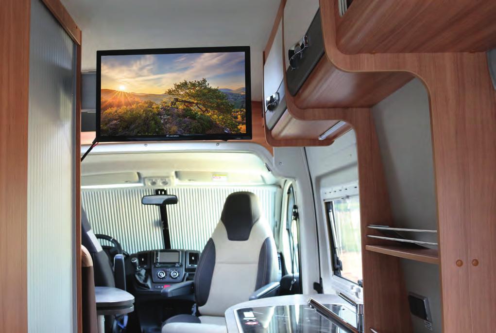 TV-GERÄTE Unsere Empfehlung für Kastenwagen Zum Einbau in Kastenwagen empfehlen wir unsere Caratec Vision Weitwinkel-TVs mit 47 cm (19 ) und 55 cm (22 ) Bildschirmdiagonale.