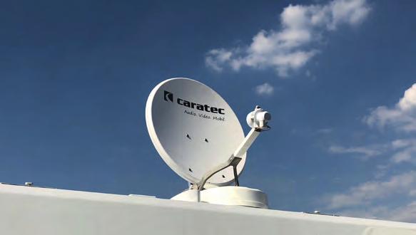 Die Caratec Sat-Antennen der Dualsat-Serie empfangen Signale von Astra 19,2 und Hotbird 13 auf Knopfdruck. Mit dem optionalen Bedienteil CASAT102M ist sogar der Empfang von 12 Satelliten möglich.