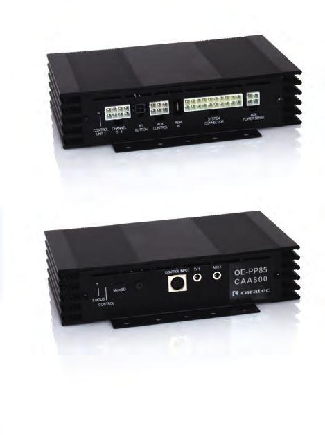 SOUND Caratec Audio CAA800 8-Kanal Verstärker Verstärker mit integriertem Signalprozessor, nach Anforderungen frei konfigurierbar.