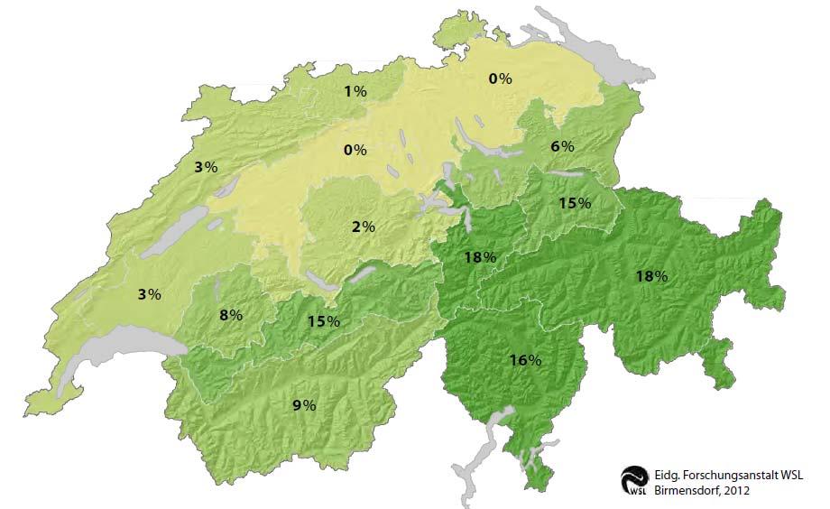 Art. 8a Gebiete mit zunehmender Waldfläche (Art. 7 Abs. 2 Bst. a) Die Kantone bezeichnen nach Anhörung des Bundesamtes die Gebiete mit zunehmender Waldfläche.