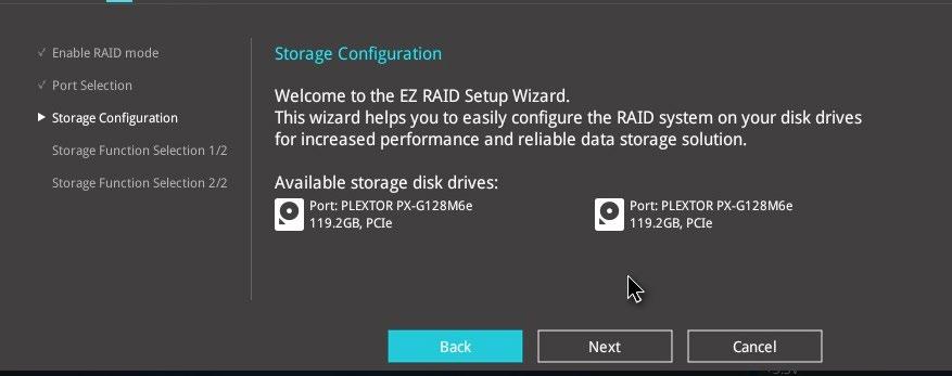 RAID erstellen So erstellen Sie ein RAID: 1. Zum Öffnen des Bildschirms EZ Tuning Wizard drücken Sie <F11> an Ihrer Tastatur oder klicken am BIOS-Bildschirm auf. 2.